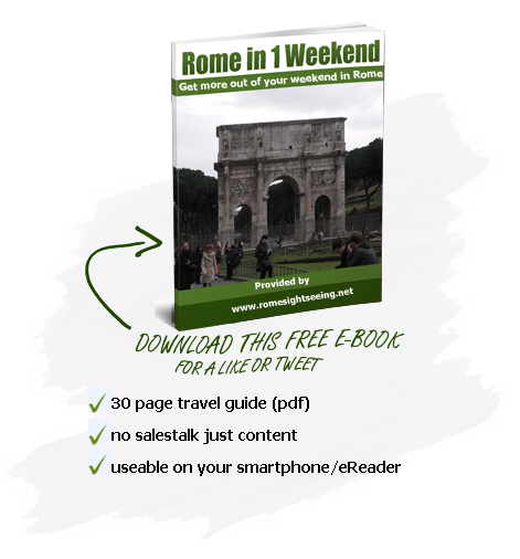 E-book Rome in 1 weekend