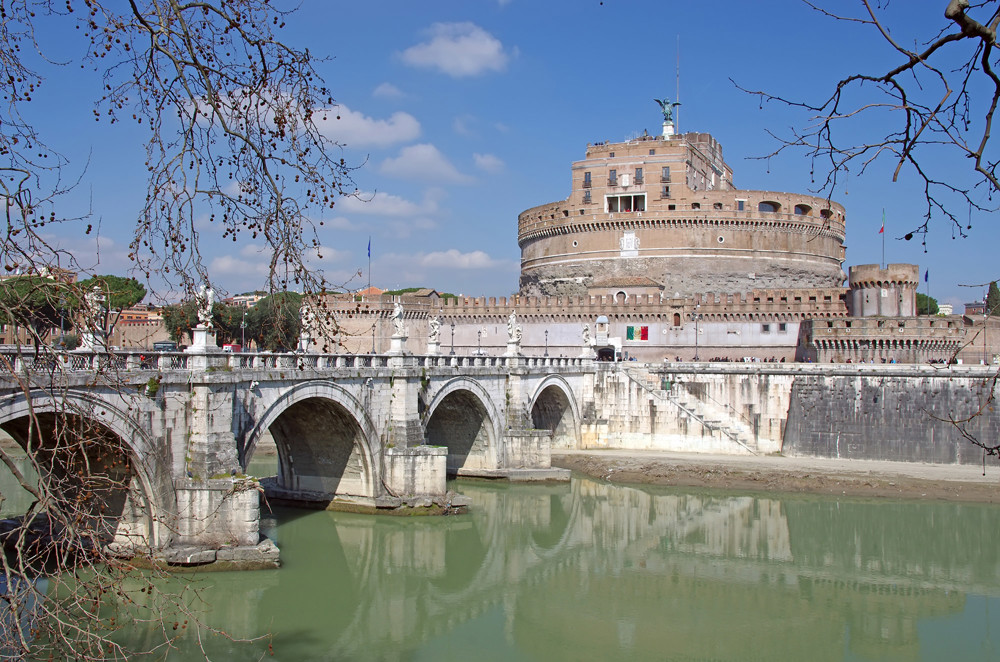 castel sant angelo with angel bridge