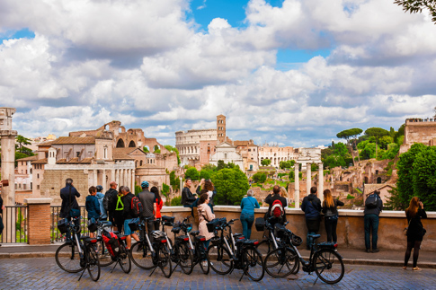 Bicycle Tour View Rome