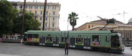 Trams in Rome